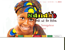 Tablet Screenshot of nailahskitchen.com